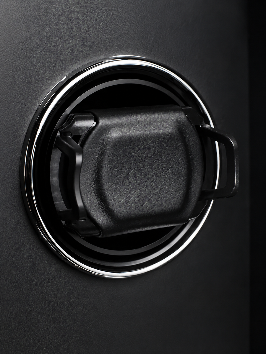 Remontoir 12 montres Ébène, biométrie et éclairage LED — vue 3