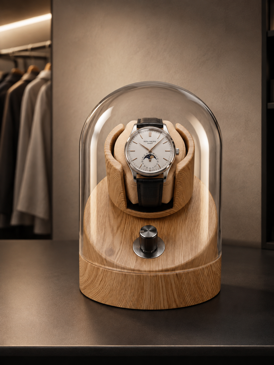 Remontoir 1 montre Bois et verre — vue 3