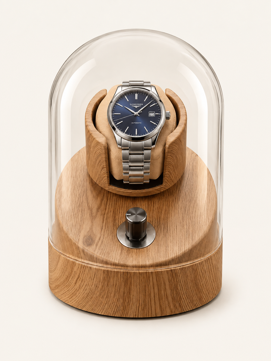 Remontoir 1 montre Bois et verre — vue 1