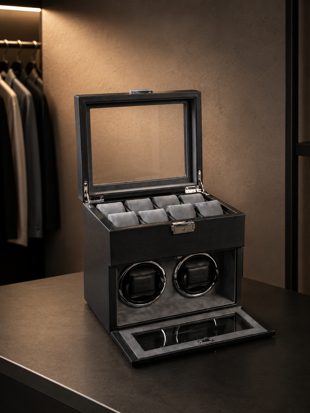 Remontoir 2 montres Uni, coffret de rangement — vue 7