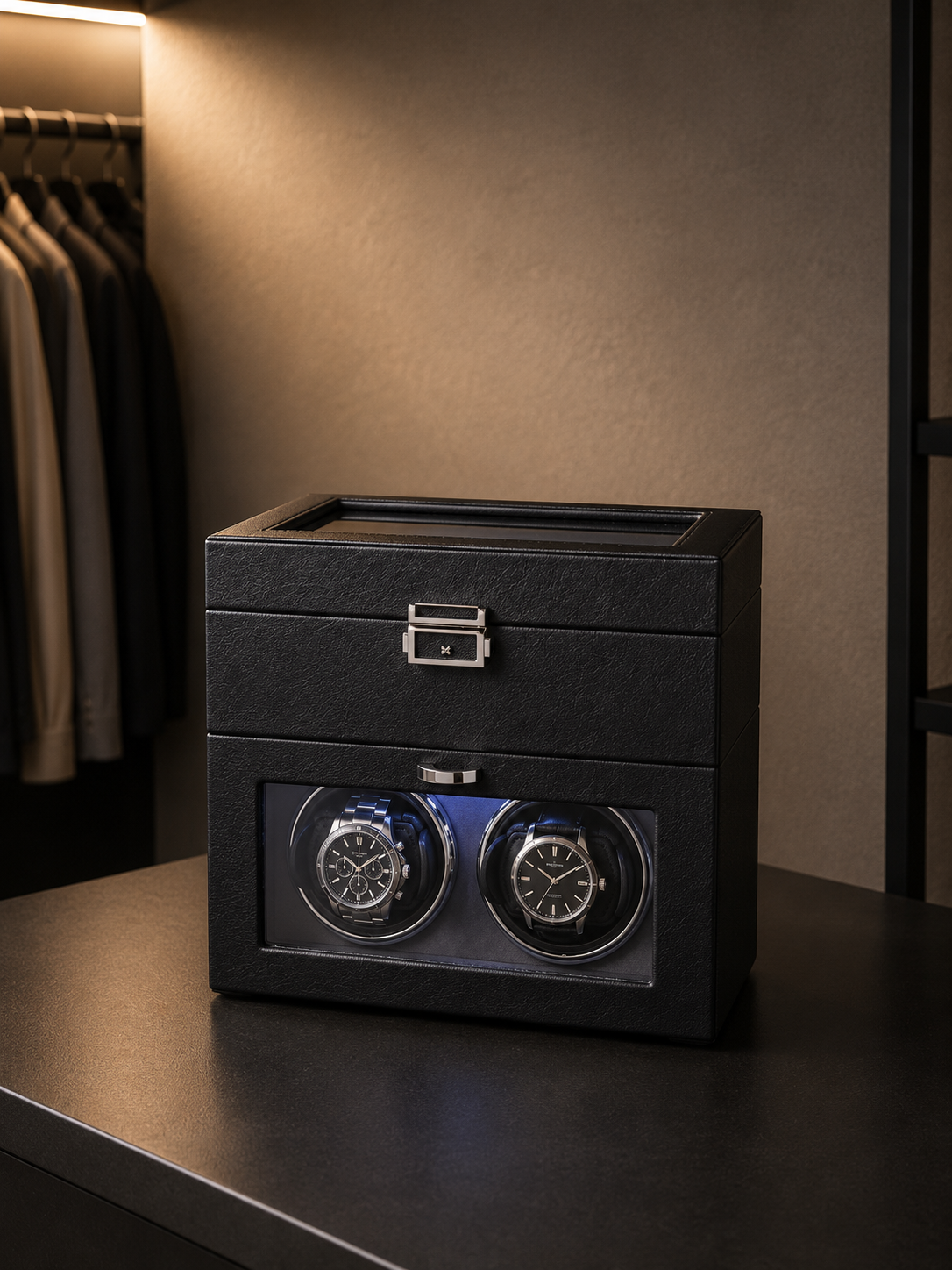 Remontoir 2 montres Uni, coffret de rangement — vue 8