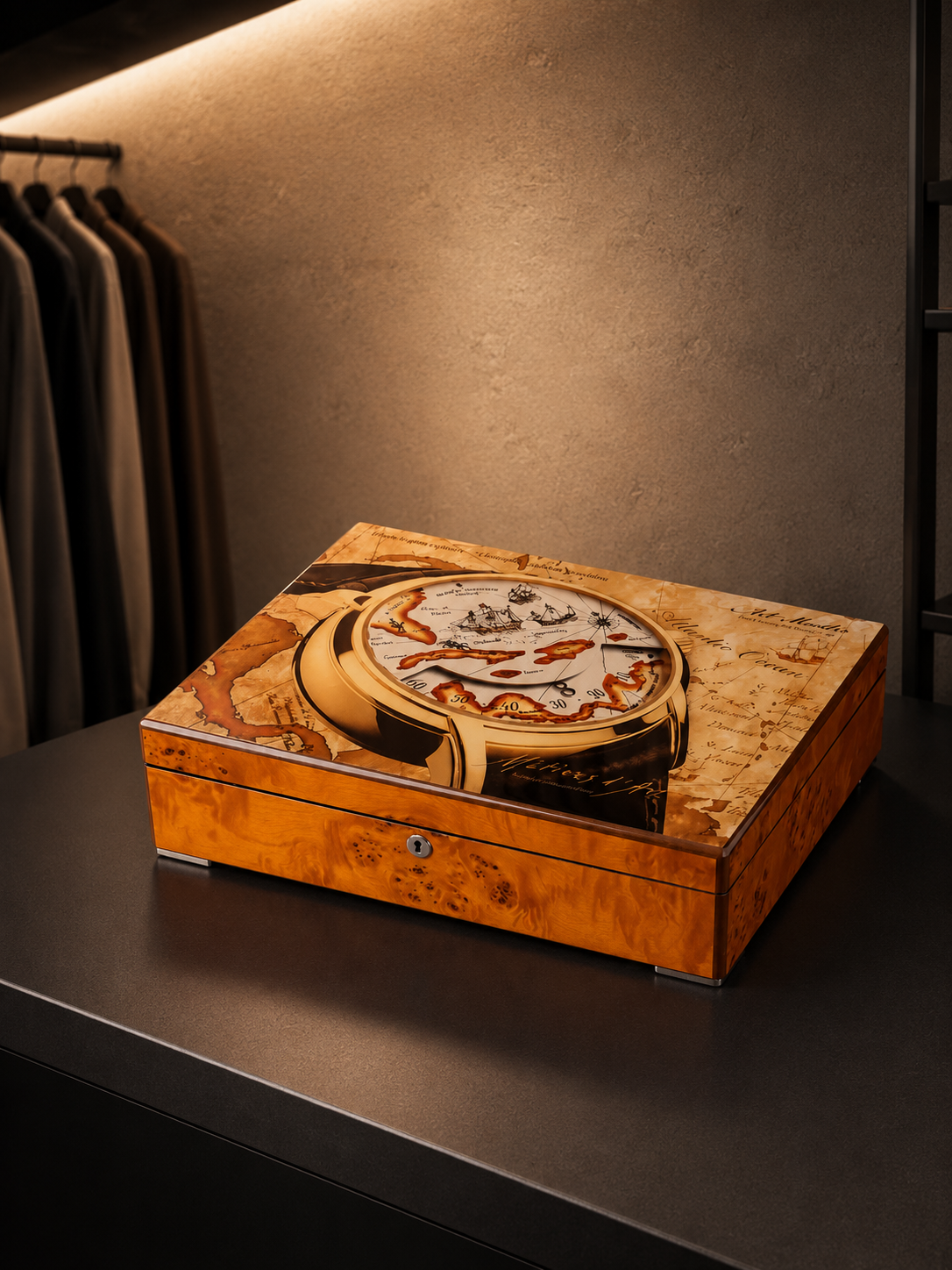 Boîte à montres 12 montres Marqueterie — vue 4