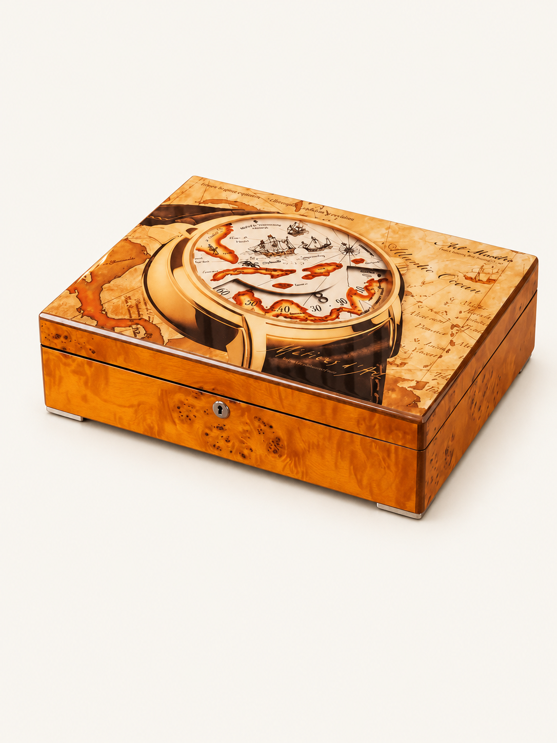 Boîte à montres 12 montres Marqueterie — vue 1