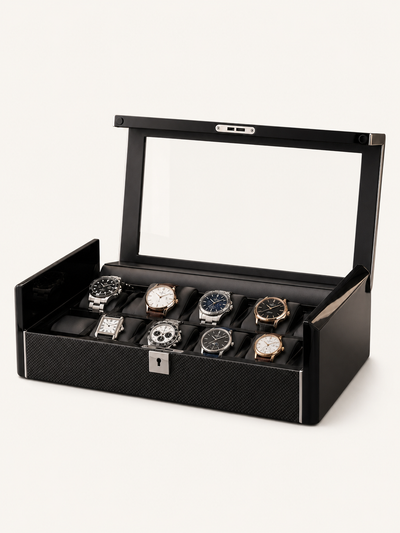 ISOCHRONIE · Boîte à montres · 12 montres · Carbone