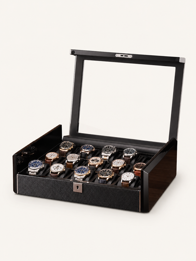 ISOCHRONIE · Boîte à montres · 18 montres · Carbone