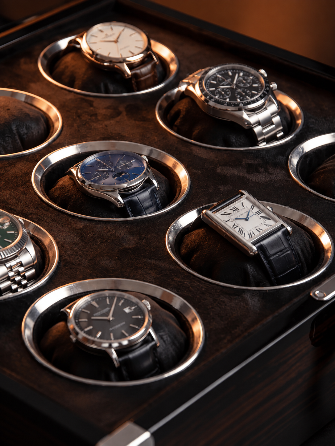 Boîte à montres 2 montres Noyer — vue 5