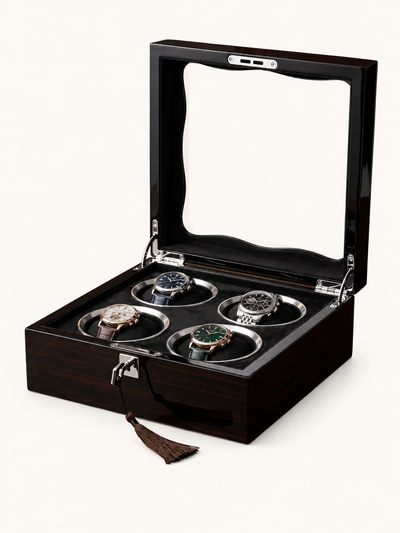 ISOCHRONIE · Boîte à montres · 4 montres · Noyer