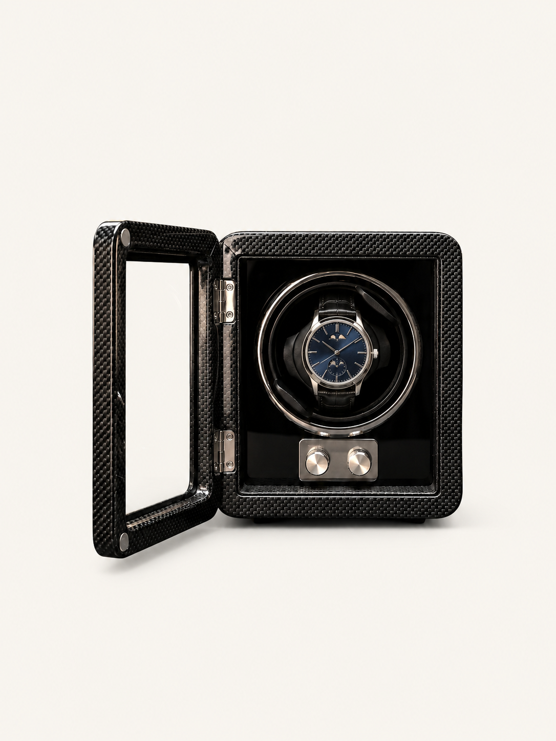 Remontoir 1 montre Bois laqué noir — vue 1