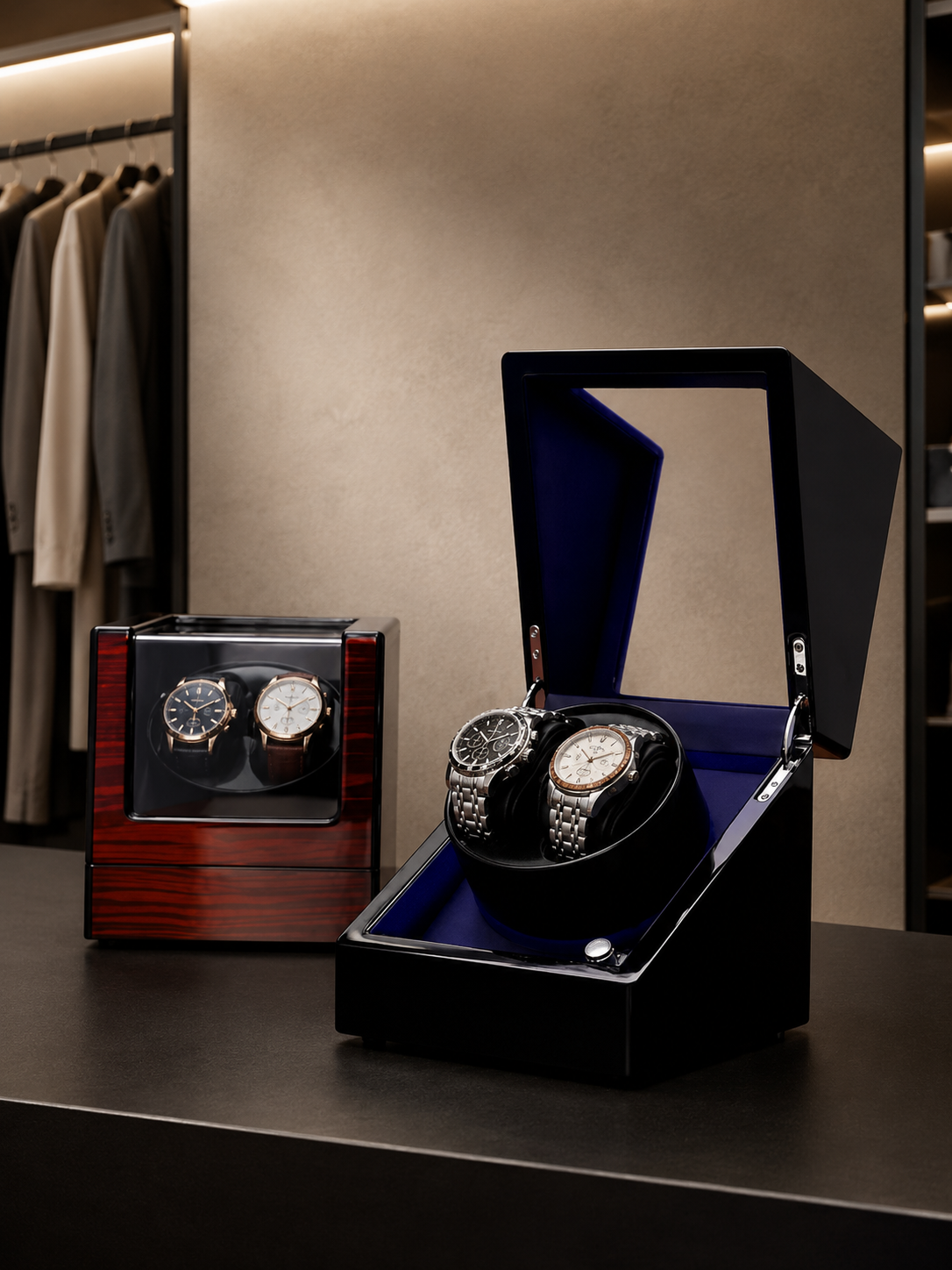 Remontoir 2 montres Laqué — vue 5