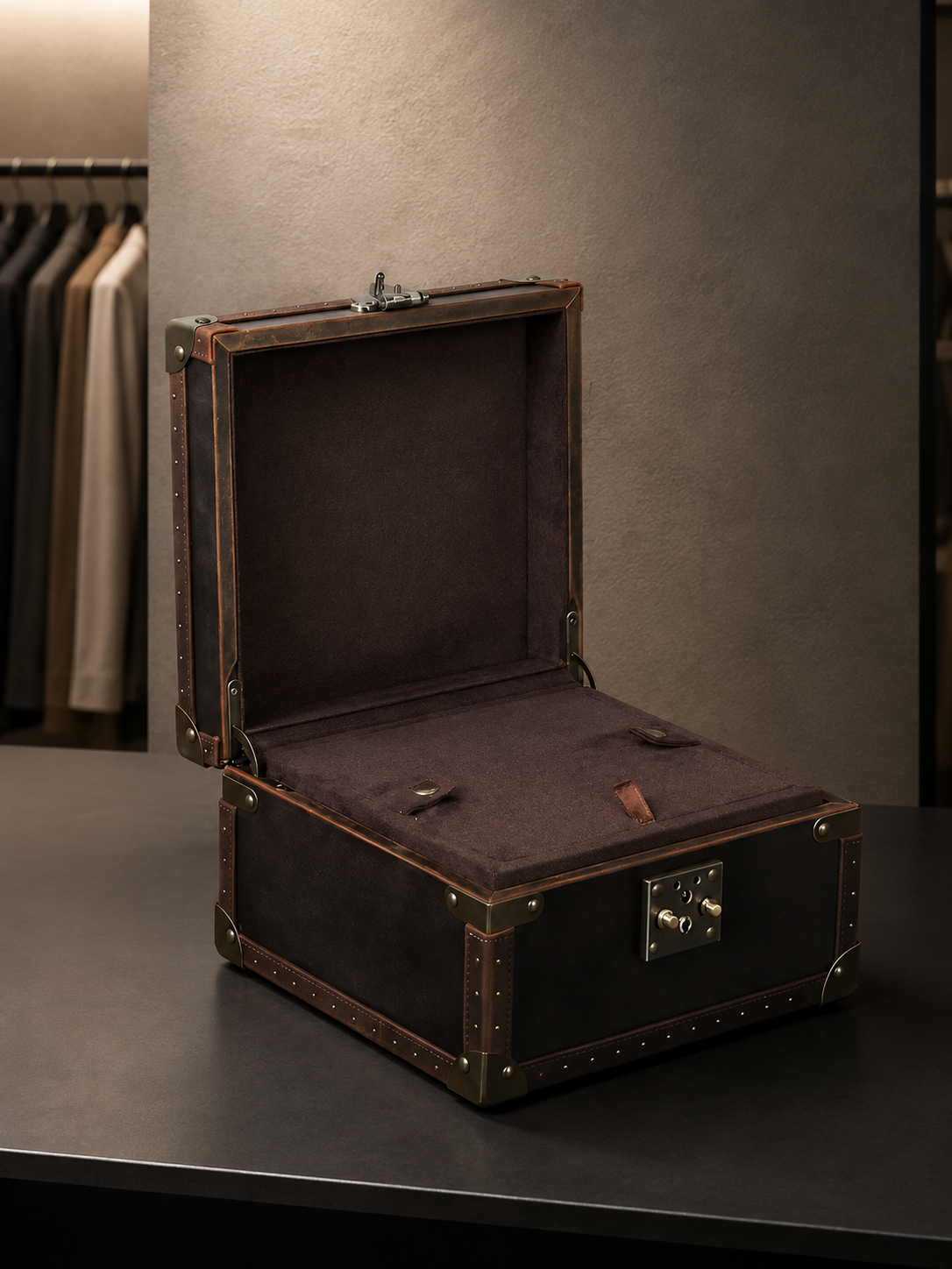 Boîte à montres 8 montres Bois et cuir — vue 7