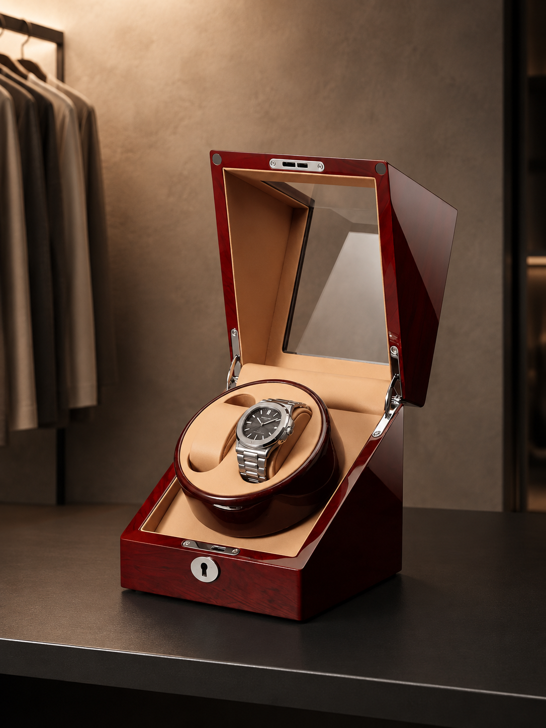 Remontoir 2 montres Bois clair — vue 12
