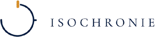 Isochronie logo horizontal encre nuit